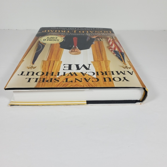 Signed Alec Baldwin You Can't Spell America Without Me Donald Trump Parody Book - Picture 6 of 8